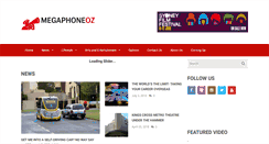 Desktop Screenshot of megaphoneoz.com